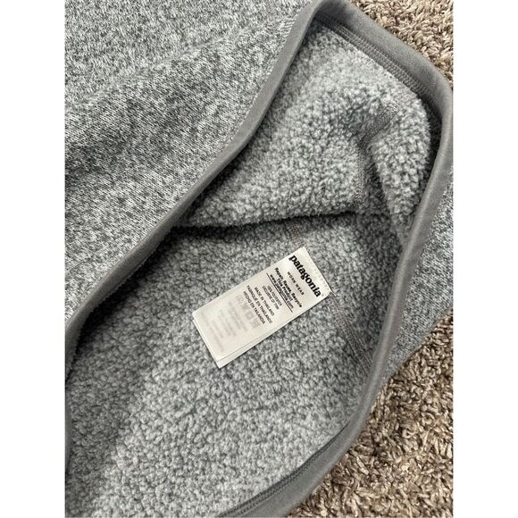 Patagonia Women’s M Better Sweater 1/4-Zip Fleece Pullover Sweatshirt Gray - Picture 5 of 11